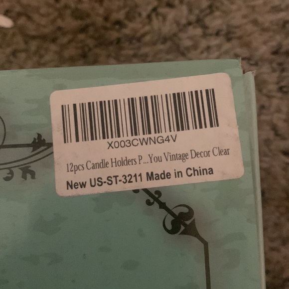 12 glass tea light candle holders - Picture 5 of 5